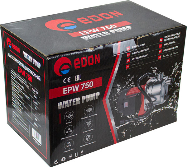 Изображение товара Центробежный насос Edon EPW 750 / 24811