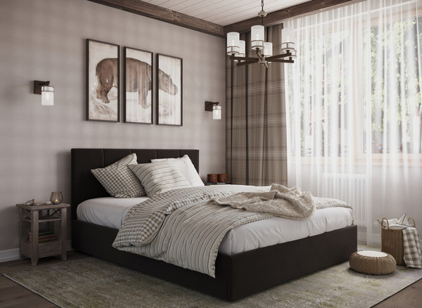 Изображение товара Двуспальная кровать Moon Family 1261 / MF011891