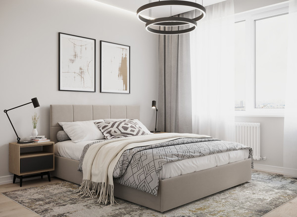 Изображение товара Двуспальная кровать Moon Family 1261 / MF012031