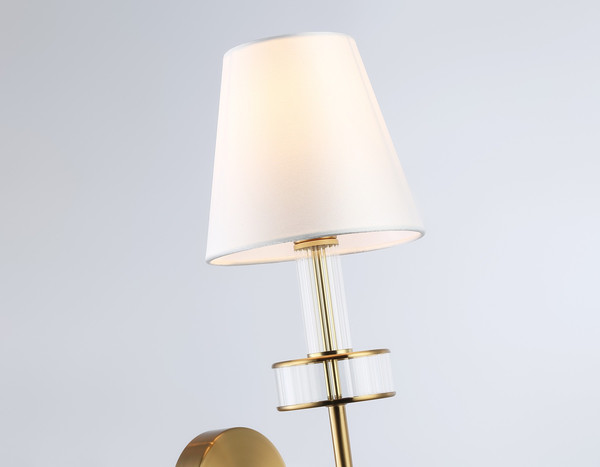 Изображение товара Бра Ambrella LH71025 BS/WH (латунь/белый)