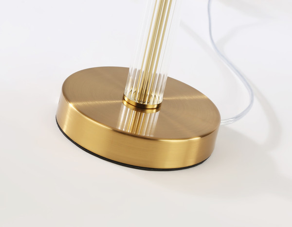 Изображение товара Прикроватная лампа Ambrella LH71027 BS/WH (латунь/белый)