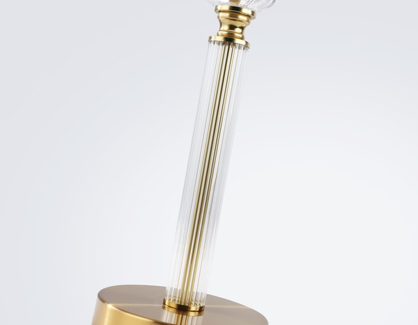 Изображение товара Прикроватная лампа Ambrella LH71027 BS/WH (латунь/белый)