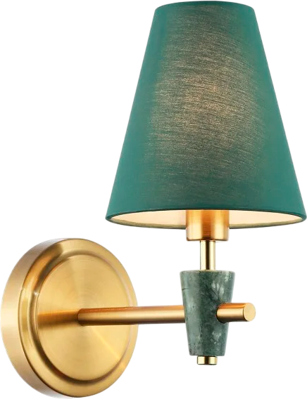 Изображение товара Бра Ambrella LH75055 BS/GN (латунь/зеленый)