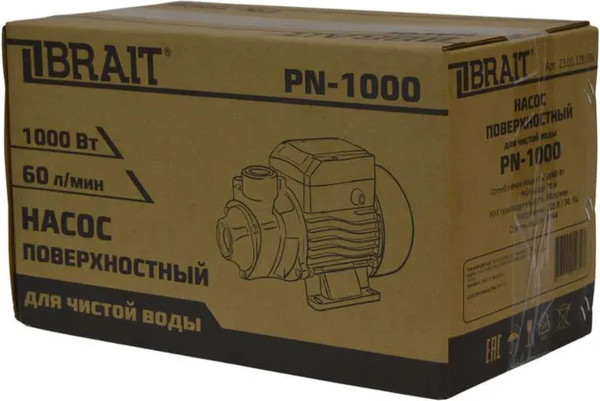 Изображение товара Поверхностный насос Brait PN-1000