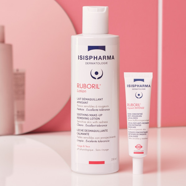 Изображение товара Молочко для снятия макияжа Isis Pharma Ruboril Lotion успокаивающее (250мл)