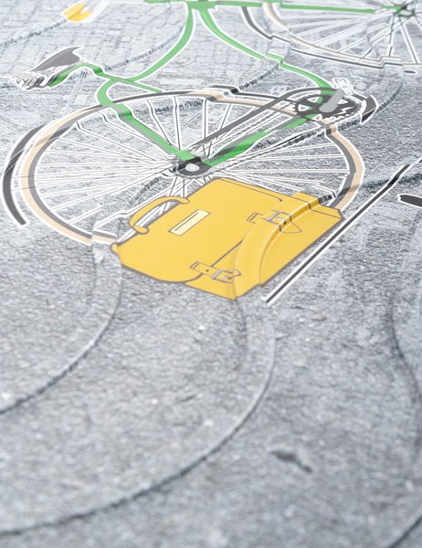 Изображение товара Поддон для обуви Multy Home Signet 38x75 / EU1000031 (Bicycle)