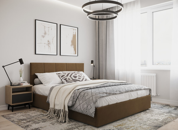 Изображение товара Двуспальная кровать Moon Family 1261 / MF011901