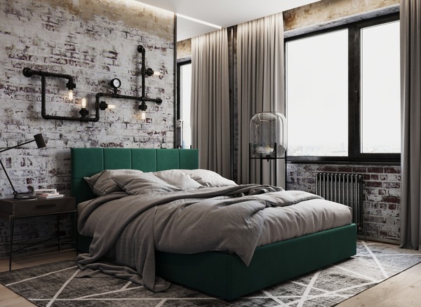 Изображение товара Двуспальная кровать Moon Family 1261 / MF012002