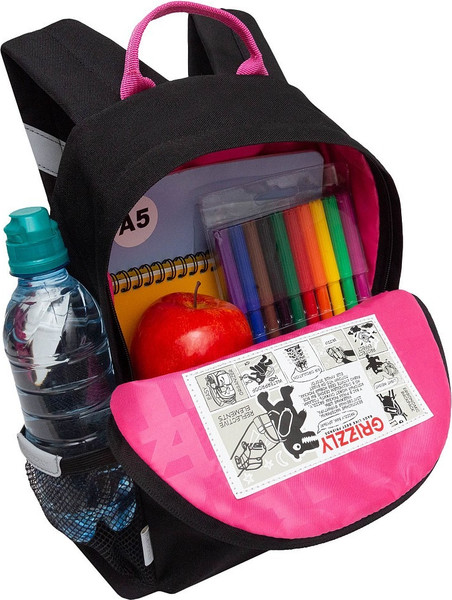 Изображение товара Детский рюкзак Grizzly RK-579-2 (черный/розовый)