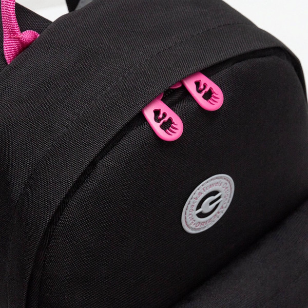 Изображение товара Детский рюкзак Grizzly RK-579-2 (черный/розовый)