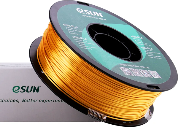Изображение товара Пластик для 3D-печати eSUN ePLA-Silk / ePLA-Silk-P175J1 (1.75мм, 1кг, золотой)