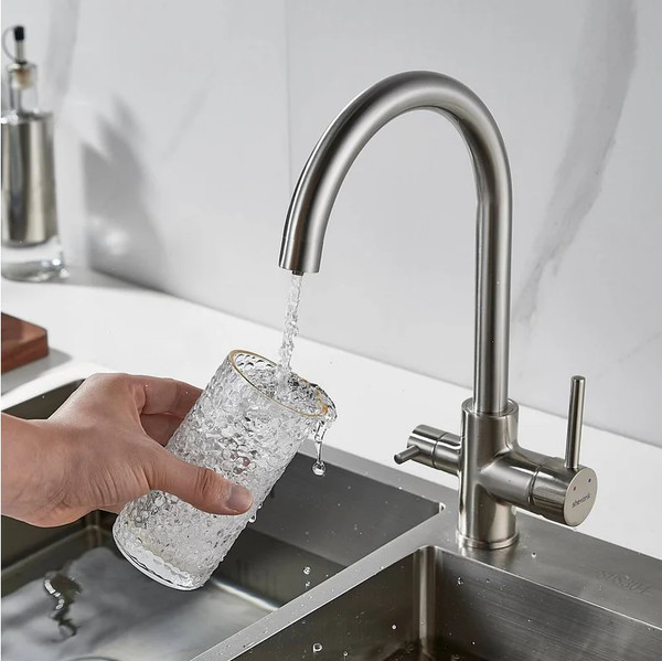 Изображение товара Смеситель Shevanik S128L (сатин)