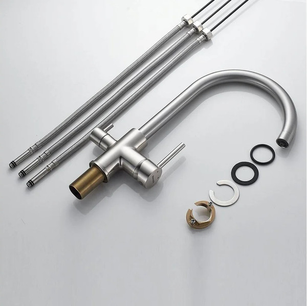 Изображение товара Смеситель Shevanik S128L (сатин)