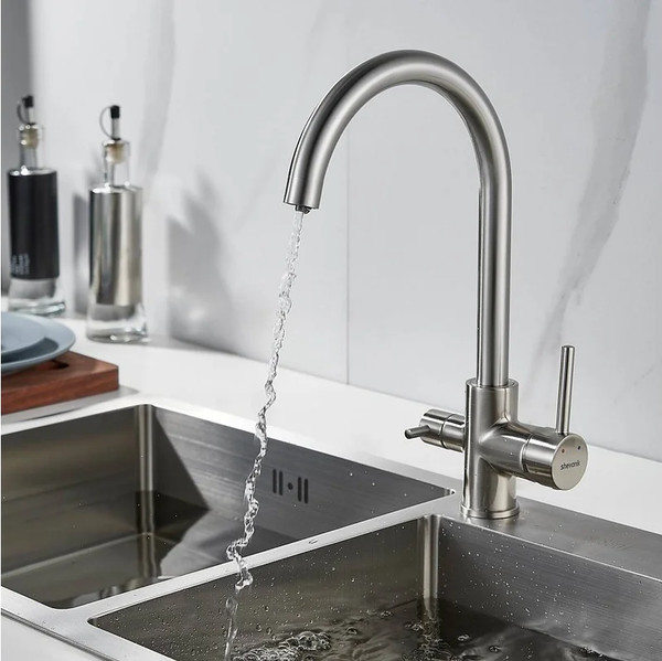 Изображение товара Смеситель Shevanik S128L (сатин)