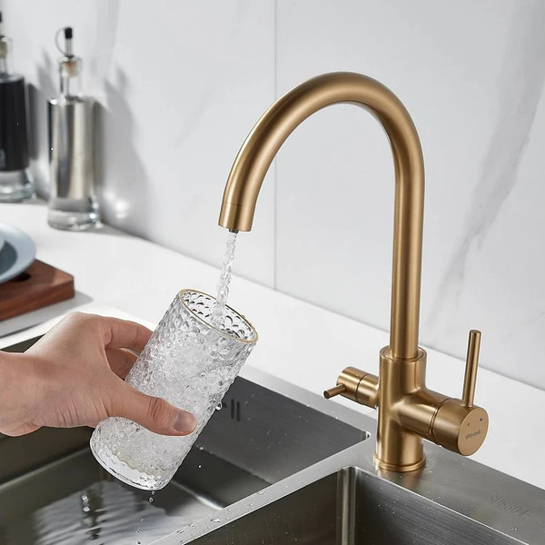 Изображение товара Смеситель Shevanik S128G (сатин)