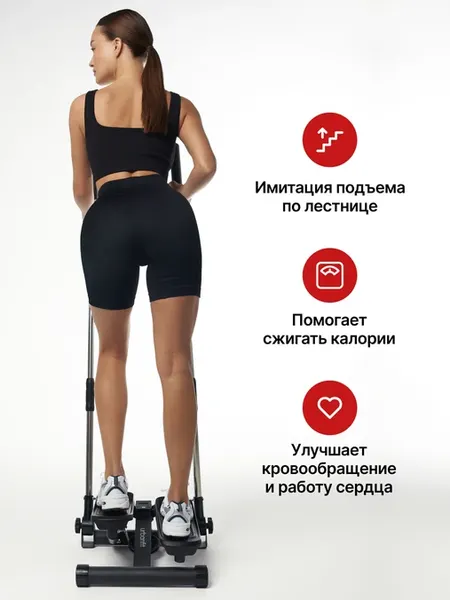 Изображение товара Степпер UrbanFit 432602 (матовый черный)