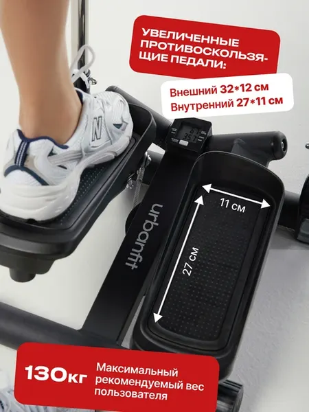 Изображение товара Степпер UrbanFit 432602 (матовый черный)