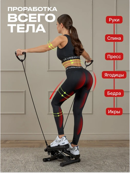 Изображение товара Министеппер UrbanFit 432603 (матовый черный)