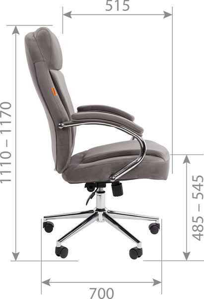 Изображение товара Кресло офисное Chairman Home 794 (T-55 серый)