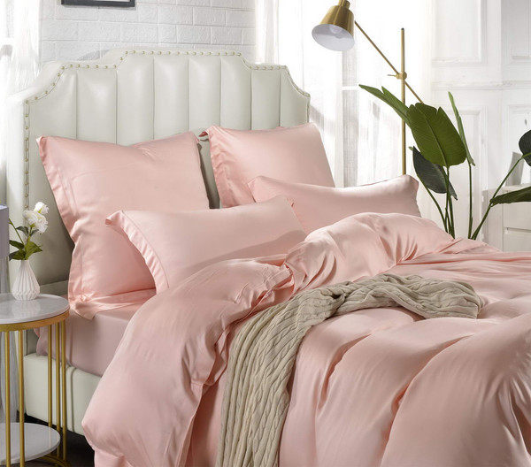 Изображение товара Комплект постельного белья Sofi de Marko Вайлет Евро 4н Т / Евро-Т-1417 (пудровый)