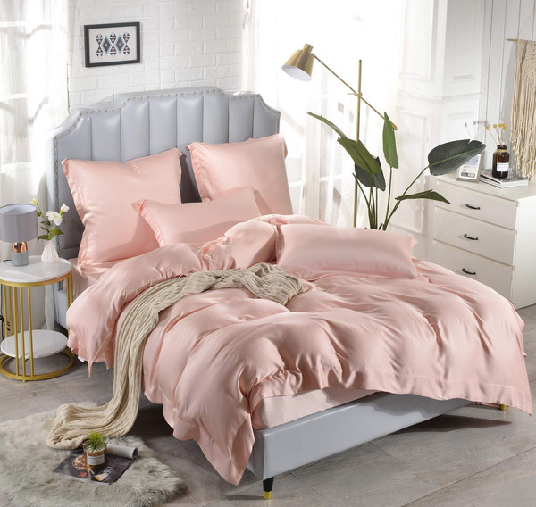 Изображение товара Комплект постельного белья Sofi de Marko Вайлет Евро 4н Т / Евро-Т-1417 (пудровый)