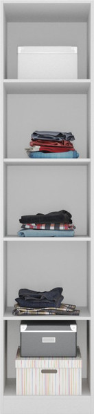 Изображение товара Шкаф-пенал Интермебель 580 с зеркалом / МР-01 (кашемир)