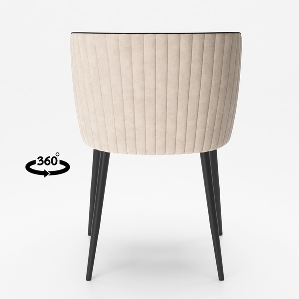 Изображение товара Стул Табурет Милано поворотный (бренди 03/кант черный/каркас черный)