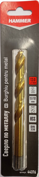 Изображение товара Сверло Hammer 44376