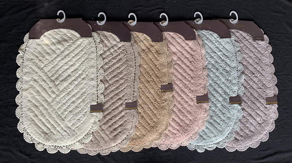 Изображение товара Коврик для ванной Sofi de Marko Emma Кружевной 60x100 / КВ-ЭМ-4-60х100 (кремовый)