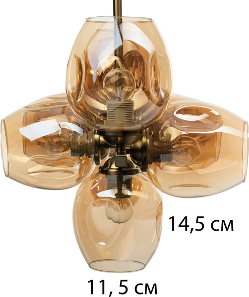 Изображение товара Люстра BayerLux Даллас 10386032 (латунь)