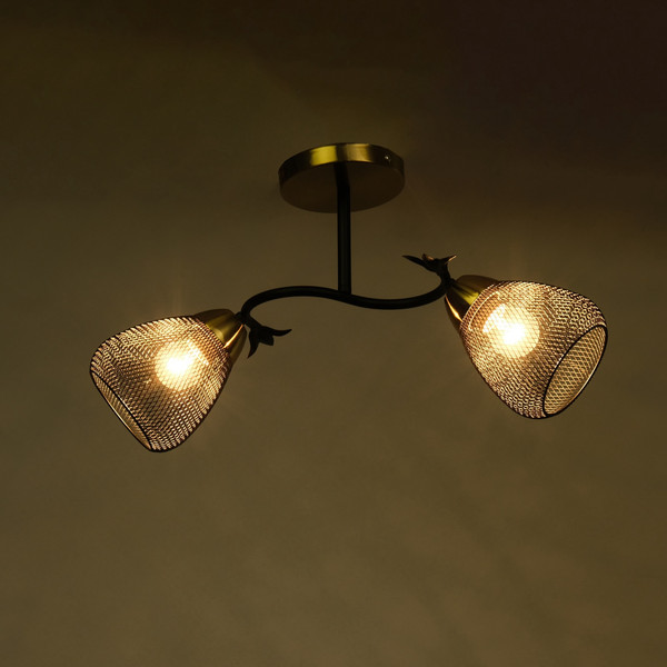 Изображение товара Потолочный светильник BayerLux Дассе 10385903 (черный/бронза)