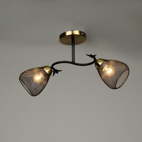 Изображение товара Потолочный светильник BayerLux Дассе 10385903 (черный/бронза)