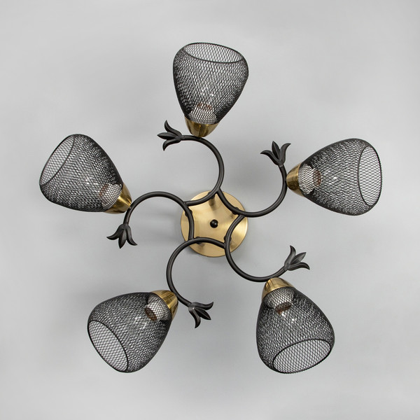 Изображение товара Люстра BayerLux Дассе 10385905 (черный/бронза)