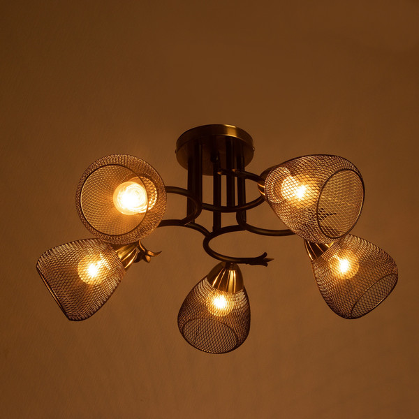 Изображение товара Люстра BayerLux Дассе 10385905 (черный/бронза)