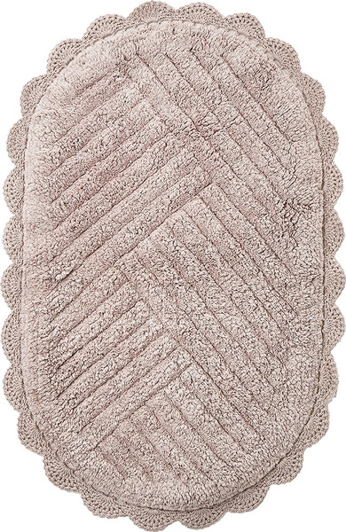 Изображение товара Коврик для ванной Sofi de Marko Emma Кружевной 60x100 / КВ-ЭМ-7-60х100 (серый/лиловый)
