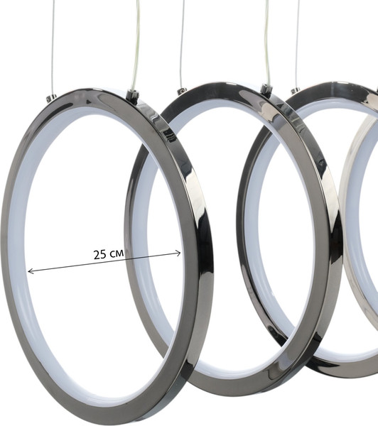 Изображение товара Люстра BayerLux Лорейн 10385934 (черный/хром)