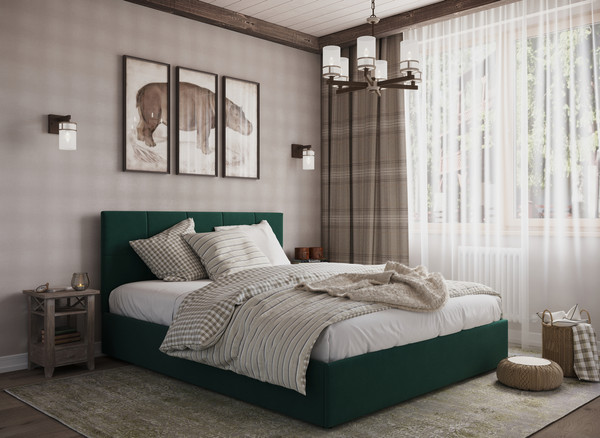 Изображение товара Двуспальная кровать Moon Family 1261 / MF012003