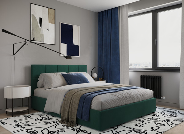 Изображение товара Двуспальная кровать Moon Family 1261 / MF012003