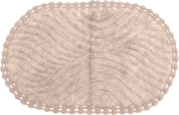 Изображение товара Коврик для ванной Sofi de Marko Sierra Кружевной 60x100 / КВ-СР-5-60х100 (капучино)