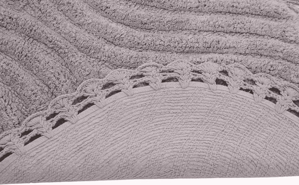 Изображение товара Коврик для ванной Sofi de Marko Sierra Кружевной 60x100 / КВ-СР-7-60х100 (серый/лиловый)