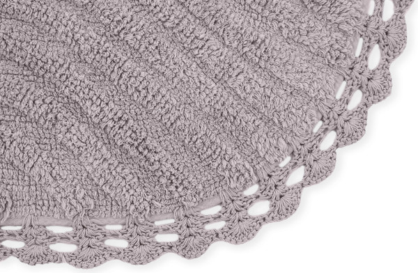 Изображение товара Коврик для ванной Sofi de Marko Sierra Кружевной 60x100 / КВ-СР-7-60х100 (серый/лиловый)