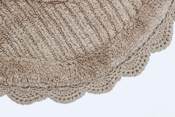 Изображение товара Коврик для ванной Sofi de Marko Laura Кружевной 75x75 / КВ-ЛА-5-75х75 (капучино)