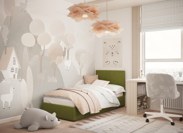 Изображение товара Односпальная кровать Moon Family 1261 / MF011884