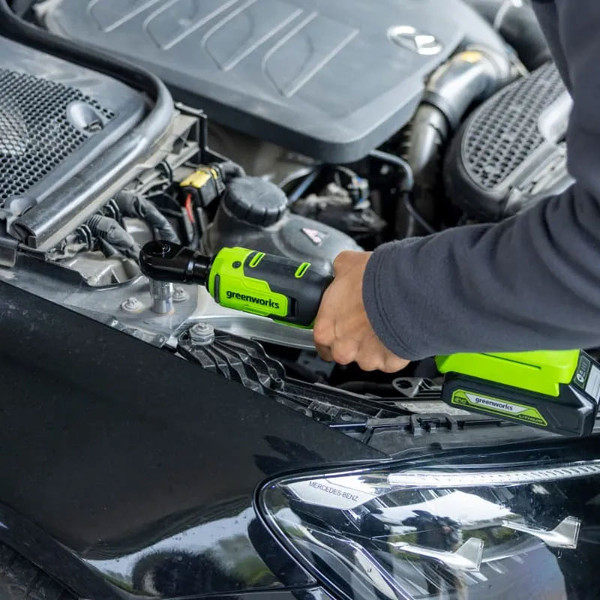 Изображение товара Аккумуляторная трещотка Greenworks GD24RW / 3804007