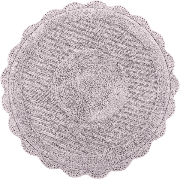 Изображение товара Коврик для ванной Sofi de Marko Laura Кружевной 75x75 / КВ-ЛА-7-75х75 (серый/лиловый)