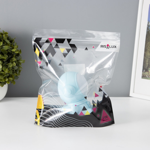 Изображение товара Ночник Risalux Приветливый космонавт 10771727 (голубой)