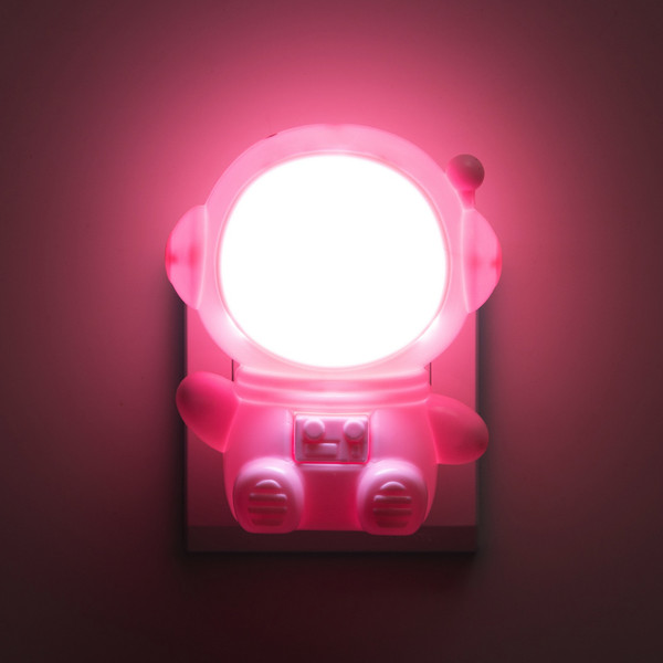 Изображение товара Ночник Risalux Приветливый космонавт 10771728 (розовый)