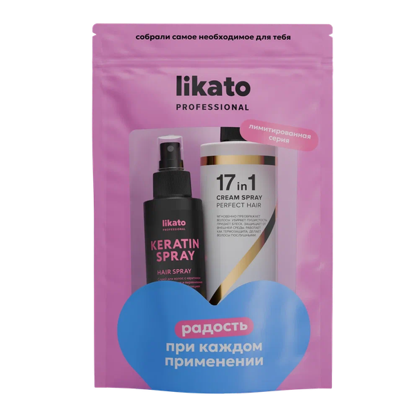 Изображение товара Набор косметики для волос Likato Professional Hair Gloss (дой-пак)