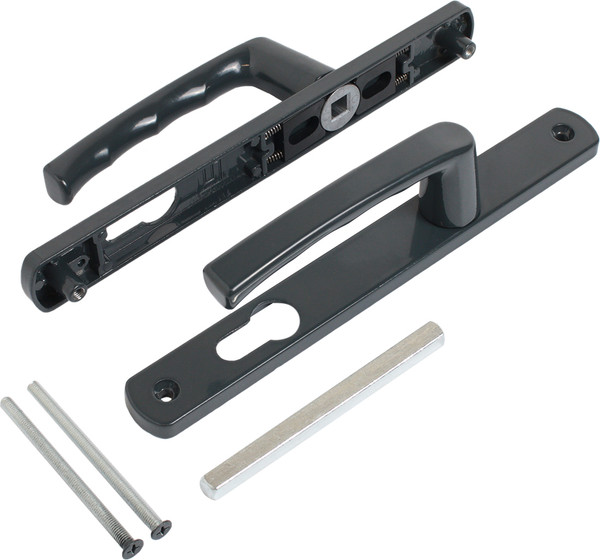 Изображение товара Ручка дверная БУЛАТ Урал 85.25.01.7016 (антрацит)