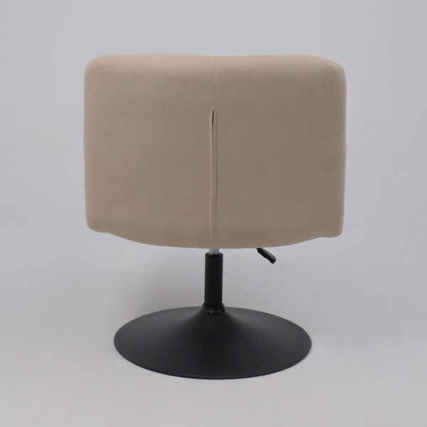 Изображение товара Кресло мягкое AksHome Grande поворотное (песочная ткань, Linen Fabric-3/черный)